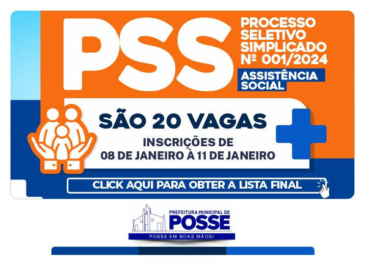 PROCESSO SELETIVO SIMPLIFICADO DA SECRETARIA DE ASSISTÊNCIA SOCIAL