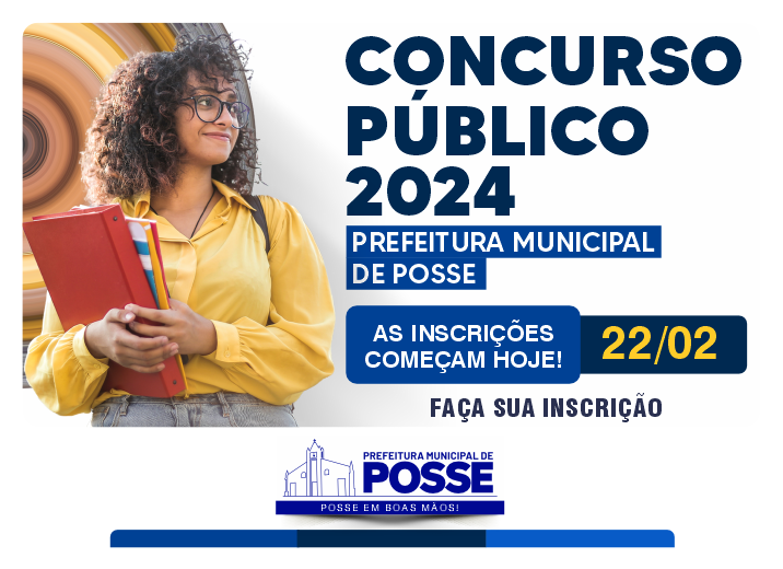 Abertura Oficial do Concurso Público da Prefeitura de Posse